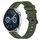 Per Huawei Watch GT3 46mm 22mm cinturino in silicone a strisce concave (verde militare) Per Huawei Watch GT3 46mm 22mm cinturino in silicone a strisce concave (verde militare)