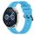 Per Huawei Watch GT3 46mm 22mm cinturino in silicone a strisce concave (cielo blu) Per Huawei Watch GT3 46mm 22mm cinturino in silicone a strisce concave (cielo blu)