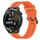 Per Huawei Watch GT Runner 22mm Cinturino in silicone a strisce concave (arancione) Per Huawei Watch GT Runner 22mm Cinturino in silicone a strisce concave (arancione)