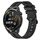 Per Huawei Watch GT Runner 22mm cinturino in silicone a strisce concave (nero) Per Huawei Watch GT Runner 22mm cinturino in silicone a strisce concave (nero)