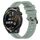 Per Huawei Watch GT Runner 22mm cinturino in silicone a strisce concave (verde grigiastro) Per Huawei Watch GT Runner 22mm cinturino in silicone a strisce concave (verde grigiastro)