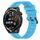 Per Huawei Watch GT Runner 22mm cinturino in silicone a strisce concave (cielo blu) Per Huawei Watch GT Runner 22mm cinturino in silicone a strisce concave (cielo blu)