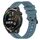 Per Huawei Watch GT Runner 22mm Cinturino in silicone a strisce concave (Rock Cyan) Per Huawei Watch GT Runner 22mm Cinturino in silicone a strisce concave (Rock Cyan)