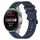 Per Huawei Watch 3 Pro Cinturino in silicone a strisce concave da 22 mm (blu navy) Per Huawei Watch 3 Pro Cinturino in silicone a strisce concave da 22 mm (blu navy)