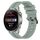 Per Huawei Watch 3 Pro Cinturino in silicone a strisce concave da 22 mm (verde grigiastro) Per Huawei Watch 3 Pro Cinturino in silicone a strisce concave da 22 mm (verde grigiastro)