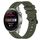 Per Huawei Watch 3 Pro Cinturino in silicone a strisce concave da 22 mm (verde militare) Per Huawei Watch 3 Pro Cinturino in silicone a strisce concave da 22 mm (verde militare)
