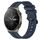 Per cinturino in silicone a strisce concave da 22 mm per Huawei GT2 Pro (blu navy) Per cinturino in silicone a strisce concave da 22 mm per Huawei GT2 Pro (blu navy)