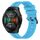 Per Huawei Watch GT 2E Cinturino Slicone a strisce concave da 22 mm (blu cielo) Per Huawei Watch GT 2E Cinturino Slicone a strisce concave da 22 mm (blu cielo)