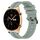 For Honor Watch GS 3 Cinturino in silicone a strisce concave da 22 mm (verde grigiastro) For Honor Watch GS 3 Cinturino in silicone a strisce concave da 22 mm (verde grigiastro)
