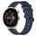 Per Huawei Watch GT3 42mm 20mm cinturino in silicone a strisce concavo (blu navy) Per Huawei Watch GT3 42mm 20mm cinturino in silicone a strisce concavo (blu navy)