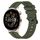 Per Huawei Watch GT3 42mm 20mm cinturino in silicone a strisce concave (verde militare) Per Huawei Watch GT3 42mm 20mm cinturino in silicone a strisce concave (verde militare)