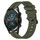 Per Huawei Watch GT2 42mm 20mm Cinturino in silicone a strisce concavo (verde militare) Per Huawei Watch GT2 42mm 20mm Cinturino in silicone a strisce concavo (verde militare)