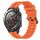 Per Huawei Watch 2 Cinturino Slicone a strisce concave da 20 mm (arancione) Per Huawei Watch 2 Cinturino Slicone a strisce concave da 20 mm (arancione)