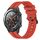 Per Huawei Watch 2 Cinturino Slicone a strisce concave da 20 mm (rosso)