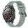 Per Huawei Watch 2 Cinturino Slicone a strisce concave da 20 mm (verde grigiastro) Per Huawei Watch 2 Cinturino Slicone a strisce concave da 20 mm (verde grigiastro)