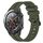 Per Huawei Watch 2 Cinturino Slicone a strisce concave da 20 mm (verde militare) Per Huawei Watch 2 Cinturino Slicone a strisce concave da 20 mm (verde militare)