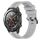 Per Huawei Watch 2 Cinturino Slicone a strisce concave da 20 mm (grigio)