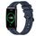 For Honor Watch ES 20mm Cinturino in silicone a strisce concave (blu navy) For Honor Watch ES 20mm Cinturino in silicone a strisce concave (blu navy)