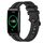 For Honor Watch ES Cinturino per orologio in silicone a strisce concave da 20 mm (nero) For Honor Watch ES Cinturino per orologio in silicone a strisce concave da 20 mm (nero)