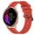 Per cinturino in silicone a strisce concave da 20 mm Garmin Venu (rosso)