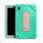 Custodia per tablet PC ibrida in silicone con supporto per armatura per Samsung Galaxy Tab A9+ (verde menta oro) Custodia per tablet PC ibrida in silicone con supporto per armatura per Samsung Galaxy Tab A9+ (verde menta oro)