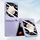 Custodia per telefono antiurto con rivestimento in PC integrato a tre stadi per Honor Magic V Flip (viola) Custodia per telefono antiurto con rivestimento in PC integrato a tre stadi per Honor Magic V Flip (viola)