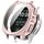 Per Samsung Galaxy Watch 7 40 / 44mm PC + custodia protettiva per orologio integrata con pellicola temperata (rosa) Per Samsung Galaxy Watch 7 40 / 44mm PC + custodia protettiva per orologio integrata con pellicola temperata (rosa)