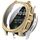 Per Samsung Galaxy Watch 7 40/44mm PC + Pellicola temperata Custodia protettiva per orologio integrata (oro champagne) Per Samsung Galaxy Watch 7 40/44mm PC + Pellicola temperata Custodia protettiva per orologio integrata (oro champagne)