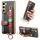 Per Samsung Galaxy S23+ 5G Custodia per telefono con cinturino per scheda di fiori stereoscopici (nero) Per Samsung Galaxy S23+ 5G Custodia per telefono con cinturino per scheda di fiori stereoscopici (nero)