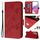 Custodia antifurto in pelle RFID rosa goffrata per Samsung Galaxy S23+ 5G (rossa) Custodia antifurto in pelle RFID rosa goffrata per Samsung Galaxy S23+ 5G (rossa)