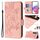Custodia per telefono antifurto in pelle RFID rosa goffrata per Samsung Galaxy S24 5G (rosa) Custodia per telefono antifurto in pelle RFID rosa goffrata per Samsung Galaxy S24 5G (rosa)