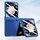 Custodia per telefono antiurto con rivestimento in PC integrato a tre stadi per Honor Magic V Flip (blu) Custodia per telefono antiurto con rivestimento in PC integrato a tre stadi per Honor Magic V Flip (blu)