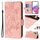 Custodia per telefono antifurto in pelle RFID rosa goffrata per Ulefone Note 14 (rosa) Custodia per telefono antifurto in pelle RFID rosa goffrata per Ulefone Note 14 (rosa)