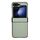 Per Samsung Galaxy Z Flip6 5G Set da tre pezzi Morandi Custodia per telefono con texture in pelle tinta unita (verde) Per Samsung Galaxy Z Flip6 5G Set da tre pezzi Morandi Custodia per telefono con texture in pelle tinta unita (verde)