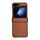 Per Samsung Galaxy Z Flip6 5G Set da tre pezzi Morandi Custodia per telefono con texture in pelle tinta unita (marrone) Per Samsung Galaxy Z Flip6 5G Set da tre pezzi Morandi Custodia per telefono con texture in pelle tinta unita (marrone)