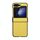 Per Samsung Galaxy Z Flip6 5G Set da tre pezzi Morandi Custodia per telefono con texture in pelle tinta unita (giallo) Per Samsung Galaxy Z Flip6 5G Set da tre pezzi Morandi Custodia per telefono con texture in pelle tinta unita (giallo)