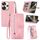 Custodia per telefono in pelle con cerniera fiore in rilievo Xiaomi Redmi 13 4G (rosa) Custodia per telefono in pelle con cerniera fiore in rilievo Xiaomi Redmi 13 4G (rosa)