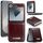 Per Samsung Galaxy Z Flip6 5G CaseMe 003 Custodia in pelle Flip con texture Crazy Horse (vino rosso) Per Samsung Galaxy Z Flip6 5G CaseMe 003 Custodia in pelle Flip con texture Crazy Horse (vino rosso)