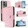Per vivo V29e / Y200 / V30 Lite Custodia per telefono in pelle con texture rombica con cordino (rosa) Per vivo V29e / Y200 / V30 Lite Custodia per telefono in pelle con texture rombica con cordino (rosa)