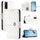 Per vivo Y20 / Y20i / Y20s / Y20a Custodia per telefono in pelle con texture rombica e cordino (bianco) Per vivo Y20 / Y20i / Y20s / Y20a Custodia per telefono in pelle con texture rombica e cordino (bianco)