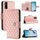 Per vivo iQOO U1x / Y11s / Y12s / Y12a Custodia per telefono in pelle con texture rombica con cordino (rosa corallo) Per vivo iQOO U1x / Y11s / Y12s / Y12a Custodia per telefono in pelle con texture rombica con cordino (rosa corallo)