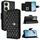 Per vivo Y27 4G Custodia per cellulare in pelle con texture rombica globale con cordino (nero) Per vivo Y27 4G Custodia per cellulare in pelle con texture rombica globale con cordino (nero)