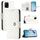 Per vivo Y31s 5G / Y72 5G India Custodia per telefono in pelle con texture rombica con cordino (Bianco) Per vivo Y31s 5G / Y72 5G India Custodia per telefono in pelle con texture rombica con cordino (Bianco)
