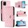 Per vivo Y31s 5G / Y72 5G India Custodia per telefono in pelle con texture rombica con cordino (rosa) Per vivo Y31s 5G / Y72 5G India Custodia per telefono in pelle con texture rombica con cordino (rosa)