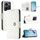Per vivo Y36 5G / Y36 4G / Y36 India Custodia per telefono in pelle con texture rombica con cordino (Bianco) Per vivo Y36 5G / Y36 4G / Y36 India Custodia per telefono in pelle con texture rombica con cordino (Bianco)