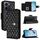 Per vivo Y36 5G / Y36 4G / Y36 India Custodia per telefono in pelle con texture rombica con cordino (Nero) Per vivo Y36 5G / Y36 4G / Y36 India Custodia per telefono in pelle con texture rombica con cordino (Nero)