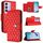 Custodia per cellulare in pelle con texture rombica IDN per vivo Y200e / Y100 con cordino (rosso) Custodia per cellulare in pelle con texture rombica IDN per vivo Y200e / Y100 con cordino (rosso)
