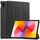 Per Huawei Matepad SE 11 Custodia per tablet in pelle Smart Custer Pure Color 3-Fold (Nero) Per Huawei Matepad SE 11 Custodia per tablet in pelle Smart Custer Pure Color 3-Fold (Nero)