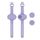 Custodia con cinturino impermeabile in silicone per dispositivo anti-smarrimento per Samsung Galaxy SmartTag2 (viola) Custodia con cinturino impermeabile in silicone per dispositivo anti-smarrimento per Samsung Galaxy SmartTag2 (viola)