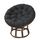 Cuscino per culla per amaca morbido rotondo multifunzionale ispessito 100x100 cm (nero) Cuscino per culla per amaca morbido rotondo multifunzionale ispessito 100x100 cm (nero)